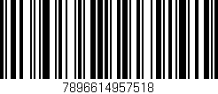 Código de barras (EAN, GTIN, SKU, ISBN): '7896614957518'