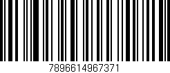 Código de barras (EAN, GTIN, SKU, ISBN): '7896614967371'