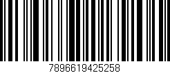 Código de barras (EAN, GTIN, SKU, ISBN): '7896619425258'