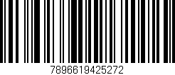 Código de barras (EAN, GTIN, SKU, ISBN): '7896619425272'