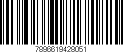 Código de barras (EAN, GTIN, SKU, ISBN): '7896619428051'