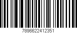 Código de barras (EAN, GTIN, SKU, ISBN): '7896622412351'
