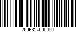 Código de barras (EAN, GTIN, SKU, ISBN): '7896624000990'