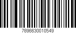 Código de barras (EAN, GTIN, SKU, ISBN): '7896630010549'