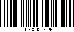 Código de barras (EAN, GTIN, SKU, ISBN): '7896630397725'