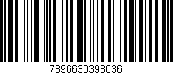 Código de barras (EAN, GTIN, SKU, ISBN): '7896630398036'