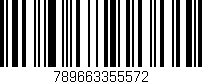 Código de barras (EAN, GTIN, SKU, ISBN): '789663355572'