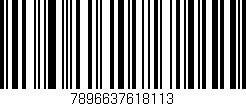 Código de barras (EAN, GTIN, SKU, ISBN): '7896637618113'