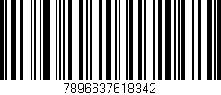 Código de barras (EAN, GTIN, SKU, ISBN): '7896637618342'