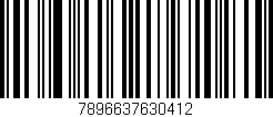 Código de barras (EAN, GTIN, SKU, ISBN): '7896637630412'