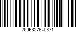 Código de barras (EAN, GTIN, SKU, ISBN): '7896637640671'