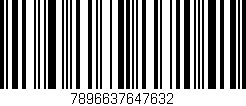 Código de barras (EAN, GTIN, SKU, ISBN): '7896637647632'