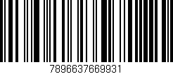 Código de barras (EAN, GTIN, SKU, ISBN): '7896637669931'