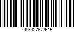 Código de barras (EAN, GTIN, SKU, ISBN): '7896637677615'