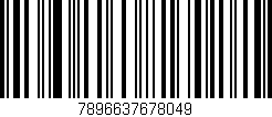 Código de barras (EAN, GTIN, SKU, ISBN): '7896637678049'