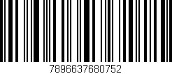 Código de barras (EAN, GTIN, SKU, ISBN): '7896637680752'