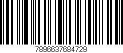 Código de barras (EAN, GTIN, SKU, ISBN): '7896637684729'