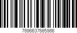 Código de barras (EAN, GTIN, SKU, ISBN): '7896637685986'