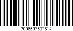 Código de barras (EAN, GTIN, SKU, ISBN): '7896637687614'