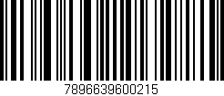 Código de barras (EAN, GTIN, SKU, ISBN): '7896639600215'