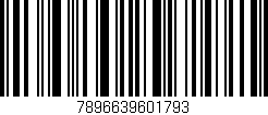 Código de barras (EAN, GTIN, SKU, ISBN): '7896639601793'