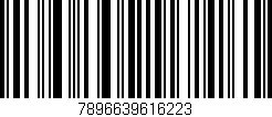 Código de barras (EAN, GTIN, SKU, ISBN): '7896639616223'