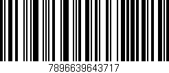 Código de barras (EAN, GTIN, SKU, ISBN): '7896639643717'