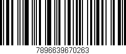 Código de barras (EAN, GTIN, SKU, ISBN): '7896639670263'