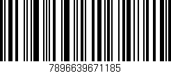 Código de barras (EAN, GTIN, SKU, ISBN): '7896639671185'
