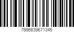 Código de barras (EAN, GTIN, SKU, ISBN): '7896639671345'