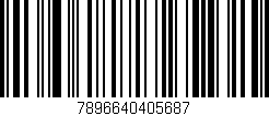 Código de barras (EAN, GTIN, SKU, ISBN): '7896640405687'