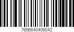 Código de barras (EAN, GTIN, SKU, ISBN): '7896640406042'