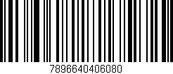 Código de barras (EAN, GTIN, SKU, ISBN): '7896640406080'