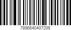 Código de barras (EAN, GTIN, SKU, ISBN): '7896640407209'