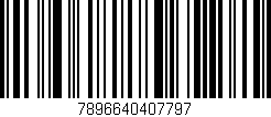 Código de barras (EAN, GTIN, SKU, ISBN): '7896640407797'