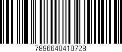 Código de barras (EAN, GTIN, SKU, ISBN): '7896640410728'