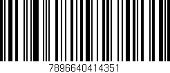 Código de barras (EAN, GTIN, SKU, ISBN): '7896640414351'