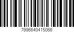 Código de barras (EAN, GTIN, SKU, ISBN): '7896640415068'