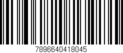 Código de barras (EAN, GTIN, SKU, ISBN): '7896640418045'