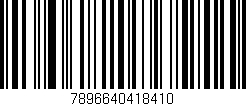Código de barras (EAN, GTIN, SKU, ISBN): '7896640418410'