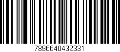 Código de barras (EAN, GTIN, SKU, ISBN): '7896640432331'