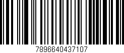 Código de barras (EAN, GTIN, SKU, ISBN): '7896640437107'