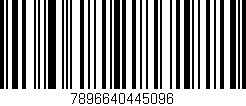 Código de barras (EAN, GTIN, SKU, ISBN): '7896640445096'