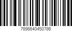 Código de barras (EAN, GTIN, SKU, ISBN): '7896640450786'