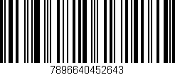 Código de barras (EAN, GTIN, SKU, ISBN): '7896640452643'
