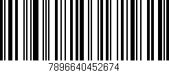 Código de barras (EAN, GTIN, SKU, ISBN): '7896640452674'