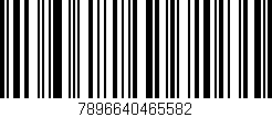 Código de barras (EAN, GTIN, SKU, ISBN): '7896640465582'