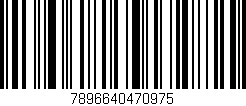 Código de barras (EAN, GTIN, SKU, ISBN): '7896640470975'