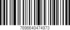 Código de barras (EAN, GTIN, SKU, ISBN): '7896640474973'