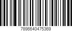 Código de barras (EAN, GTIN, SKU, ISBN): '7896640475369'